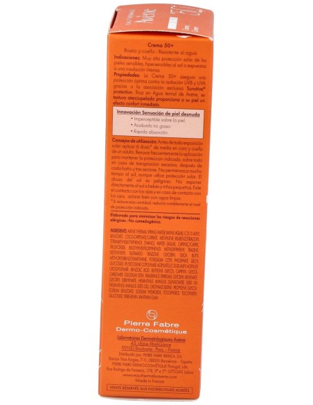 Solaire Haute Protection Crema Invisible Spf50+ 50 Ml