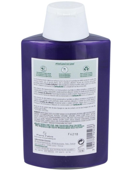 A La Centaurea Bio Champú Antiamarilleo Cabello Gris Y Rubio 200 Ml