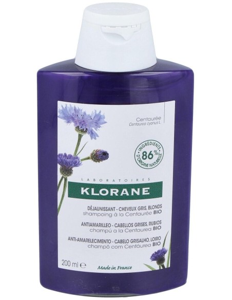 A La Centaurea Bio Champú Antiamarilleo Cabello Gris Y Rubio 200 Ml
