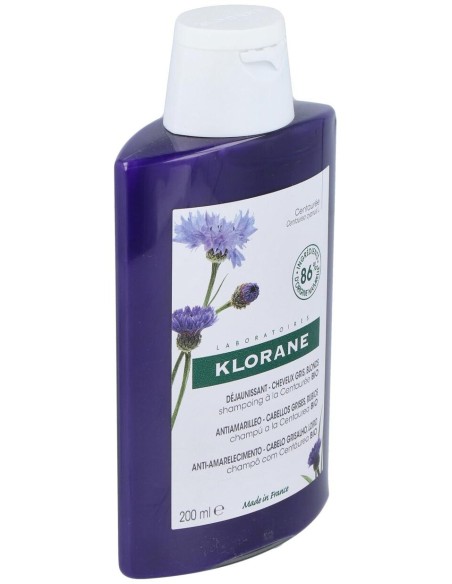 A La Centaurea Bio Champú Antiamarilleo Cabello Gris Y Rubio 200 Ml