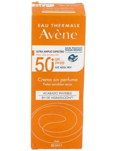 Solaire Haute Protection Crema Sin Perfume Spf50+ 50 Ml