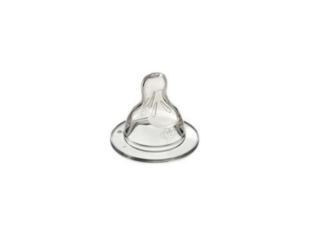 Tetina Silicona Mam +4M Flujo Rápido