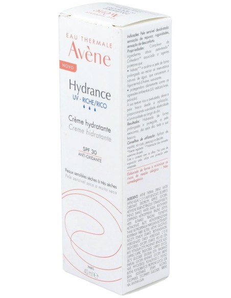 Avène Hydrance Optimale Uv Enriquecida Spf 20, 40 Ml