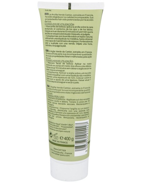 Arcilla Verde En Tubo 400Gr.