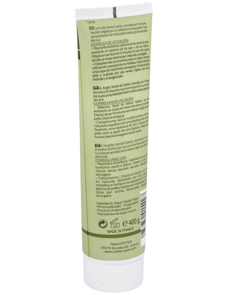 Arcilla Verde En Tubo 400Gr.