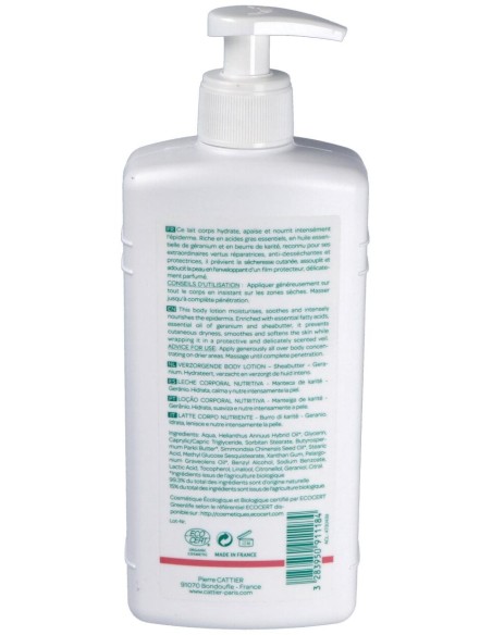 Leche Hidratante Nutrit. (Karite, Geranium) 500Ml.