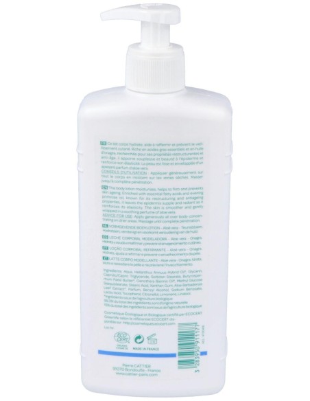 Cattier Leche Corporal Modeladora Aloe Vera Y Onagra Bio 500Ml