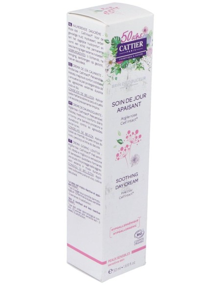 Cattier Crema De Dia Calmante 50Ml