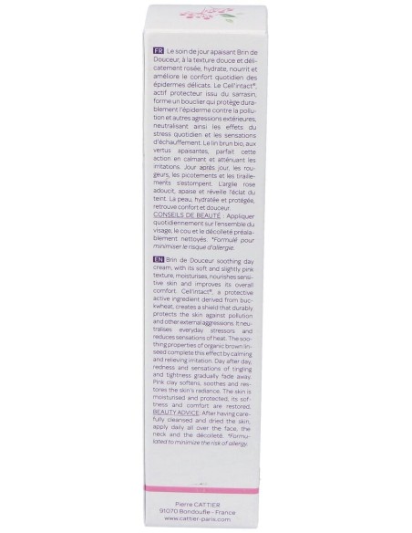 Cattier Crema De Dia Calmante 50Ml