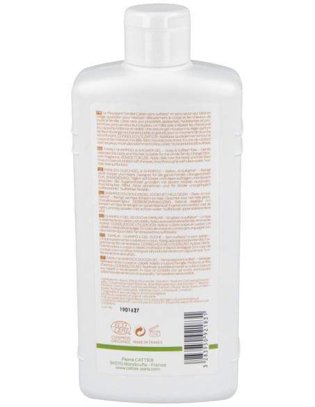 Gel De Ducha Y Champu Familiar Sin Sulfatos 500Ml.