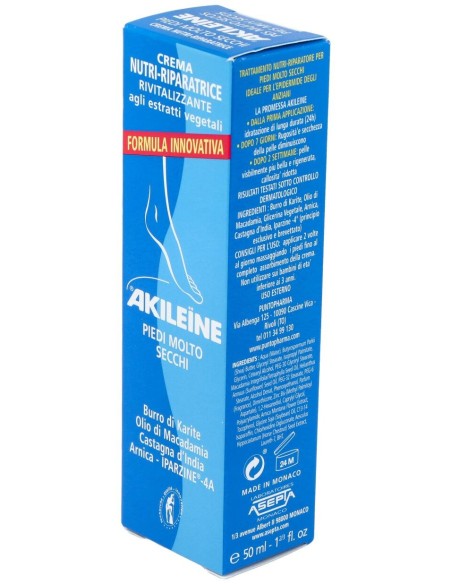 Akileïne Crema Nutri-Reparadora Pies Secos, 50 Ml