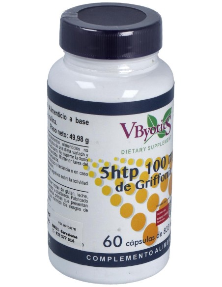 Vbyotics 5-Htp 100 Mg 60 Caps