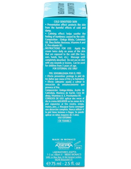Akilhiver Crema Grietas Y Sabañones, 75 Ml