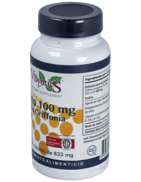 Vbyotics 5-Htp 100 Mg 60 Caps