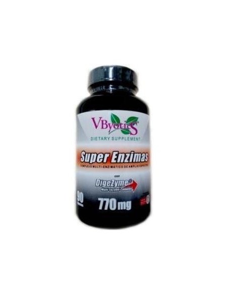 Vbyotics Super Enzimas Con Dygeszime 90Caps