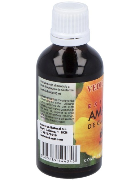 Vedic Health Amapola De California Extracto 60Ml