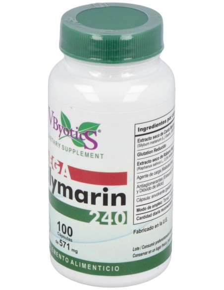 Vbyotics Mega Silymarin 240 %26 Glutation 100Caps