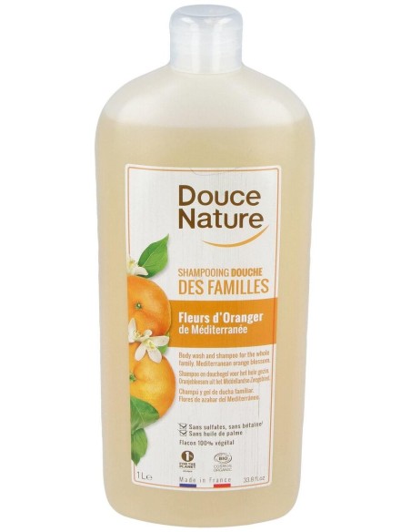 Douce Nature Champú-Gel Azahar Bio 1L