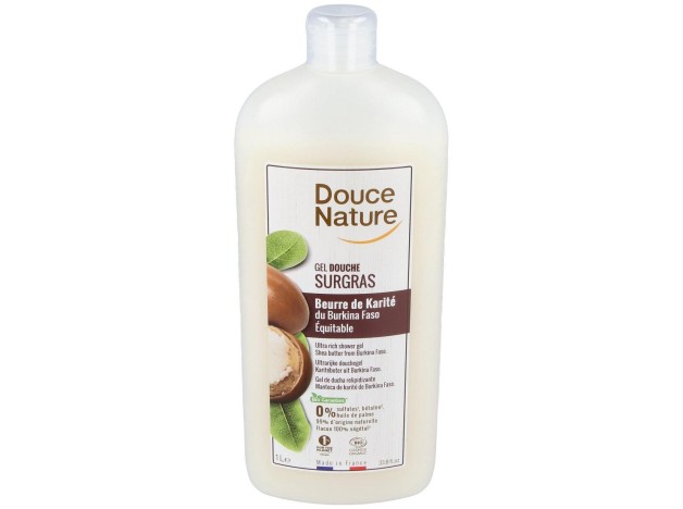 Douce Nature Gel Baño Manteca Karite Eco 1000Ml