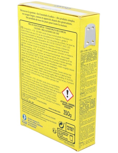 Acido Citrico Antical Desincrustante 350Gr.