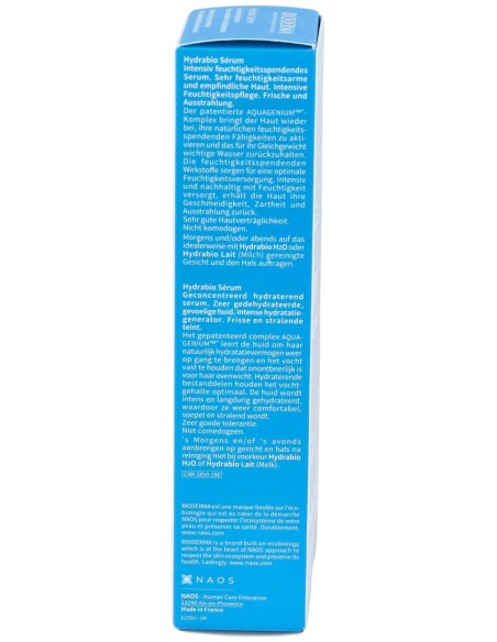Hydrabio Sérum Potenciador De La Hidratación, Hidratantes Y Nutritivos Bioderma - Perfumes Club