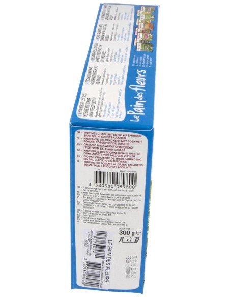 Cracker Trigo Sarraceno 300Gr. Bio Sg S/Sal Vegan