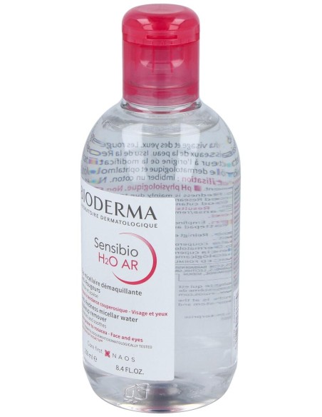 Sensibio H2O Solución Micelar Específica Rojeces, Aguas Micelares Bioderma - Perfumes Club