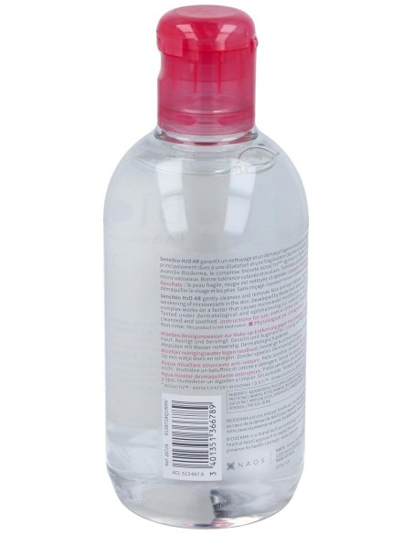 Sensibio H2O Solución Micelar Específica Rojeces, Aguas Micelares Bioderma - Perfumes Club