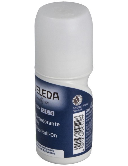 For Men 24H Desodorante Roll-On, Desodorantes Weleda - Perfumes Club