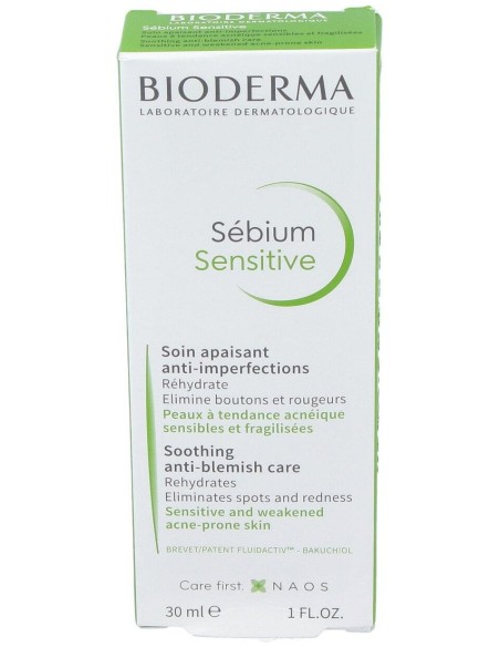 Sébium Sensitive Calma, Rehidrata Y Elimina Las Lesiones Del Acné, Tratamientos Faciales Bioderma - Perfumes Club