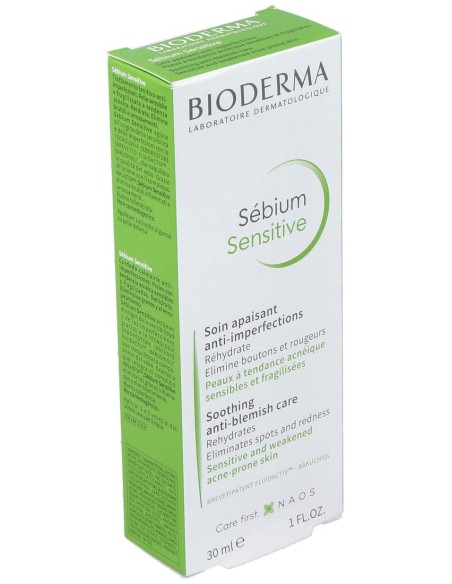 Sébium Sensitive Calma, Rehidrata Y Elimina Las Lesiones Del Acné, Tratamientos Faciales Bioderma - Perfumes Club