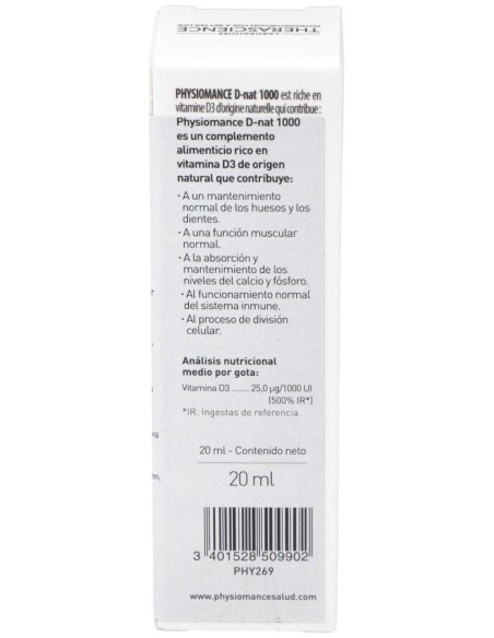 Physiomance D-Nat 1000 Gotas 20Ml.