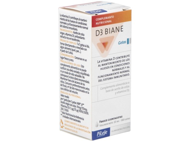 Pileje D3 Biane Gotas, 20 Ml