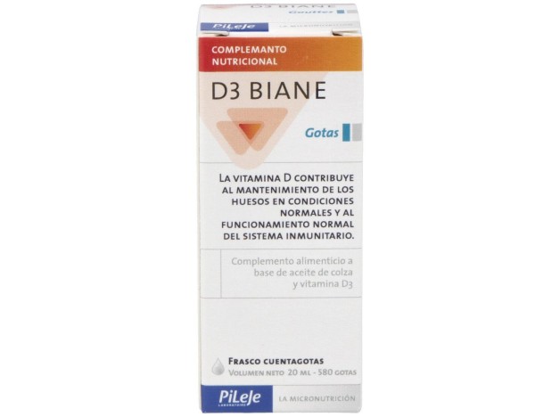 Pileje D3 Biane Gotas, 20 Ml