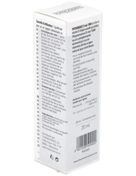 Physiomance D-Nat 1000 Gotas 20Ml.