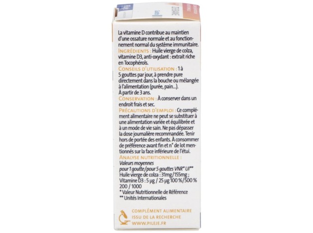 Pileje D3 Biane Gotas, 20 Ml