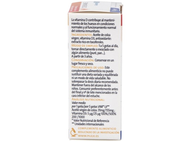 Pileje D3 Biane Gotas, 20 Ml