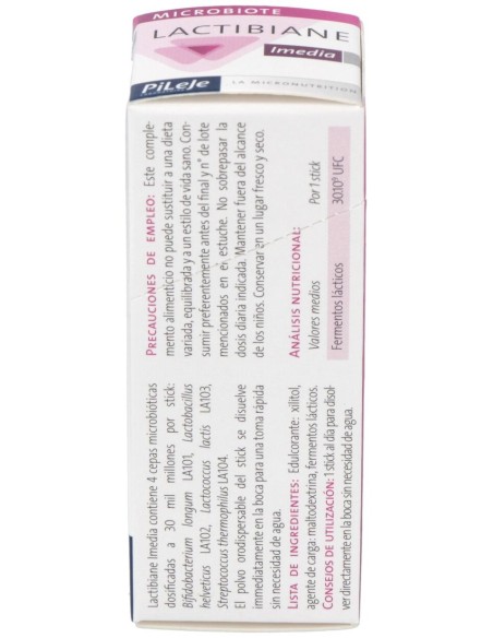 Lactibiane Imedia, 4 Sticks