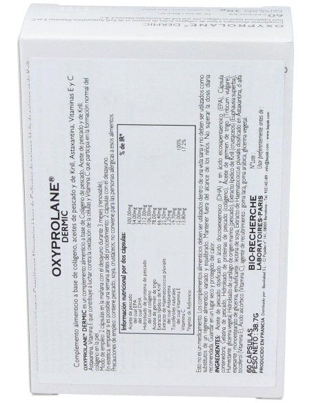 Oxyprolane Dermic 60Cap.