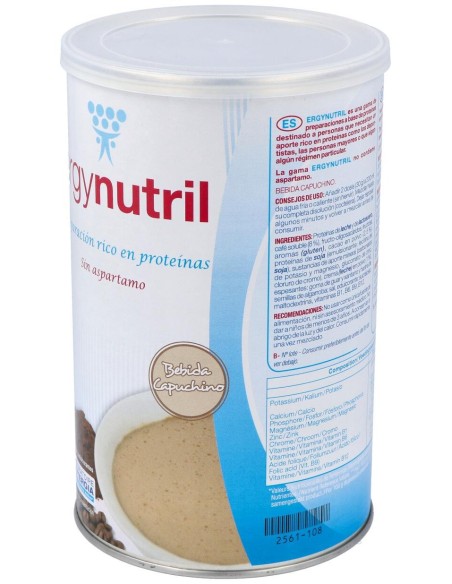 Ergynutril (Proteinas) Capuccino Polvo 300Gr.