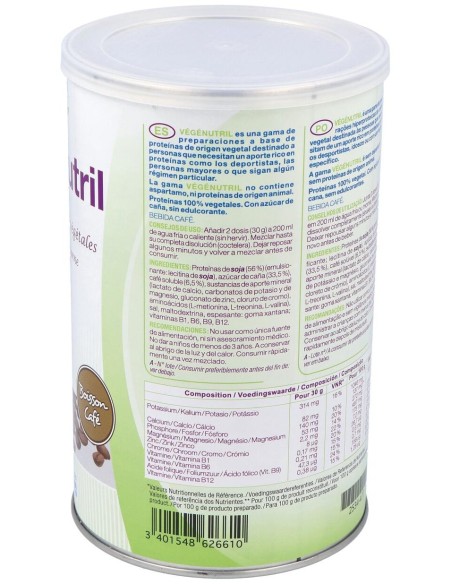 Nutergia Vegenutril Café 300G