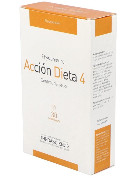 Physiomance Accion Dieta 4 30Comp.