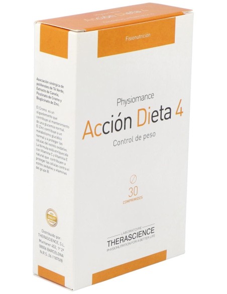 Physiomance Accion Dieta 4 30Comp.