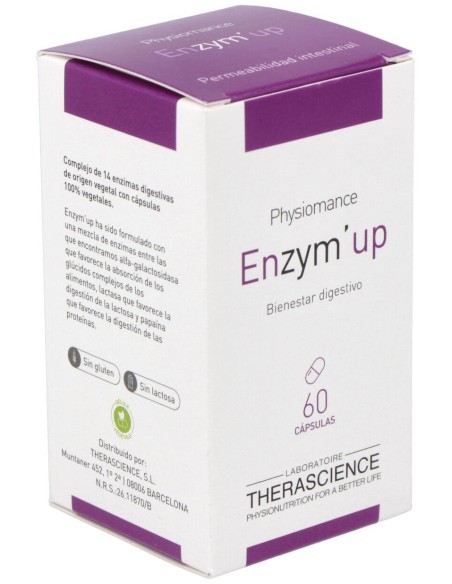 Therascience Physiomance Enzymup 60 Capsulas