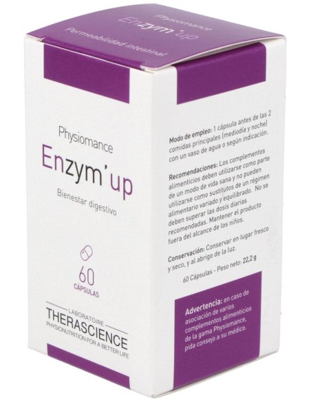 Therascience Physiomance Enzymup 60 Capsulas