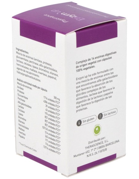 Therascience Physiomance Enzymup 60 Capsulas