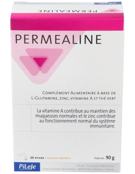 Pileje Permealine Sabor Naranja 20Uds