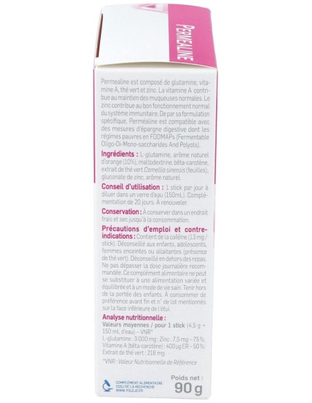 Pileje Permealine Sabor Naranja 20Uds
