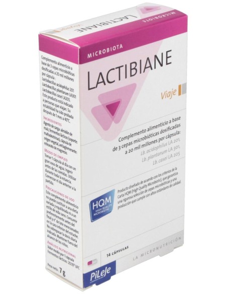 Lactibiane Voyage, 14 Cápsulas