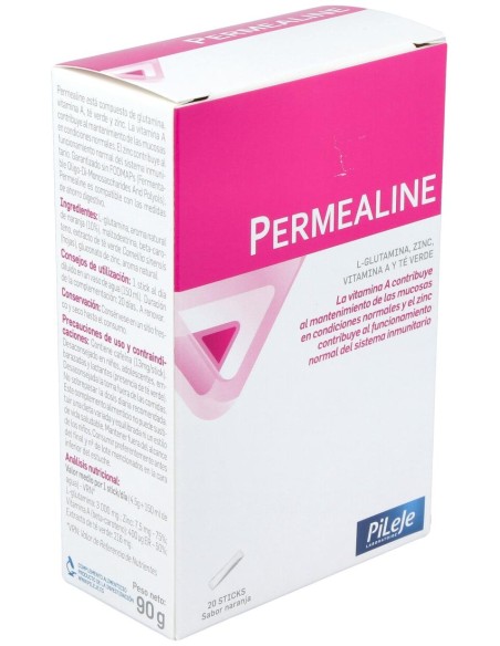 Pileje Permealine Sabor Naranja 20Uds